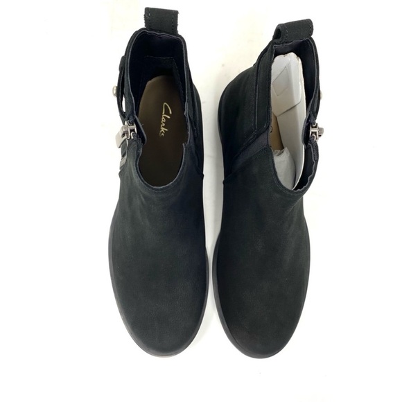 Clarks Memi Lo Black Boots - Picture 10 of 10